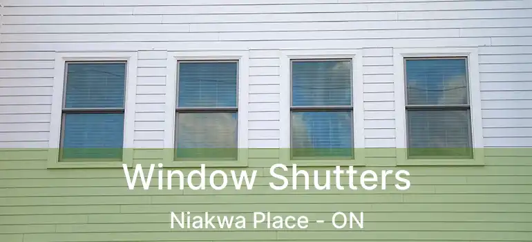  Window Shutters Niakwa Place - ON