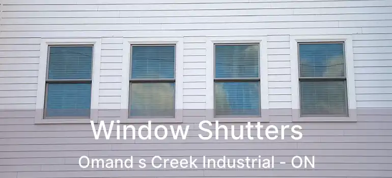  Window Shutters Omand s Creek Industrial - ON