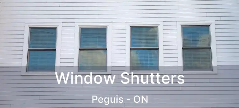  Window Shutters Peguis - ON