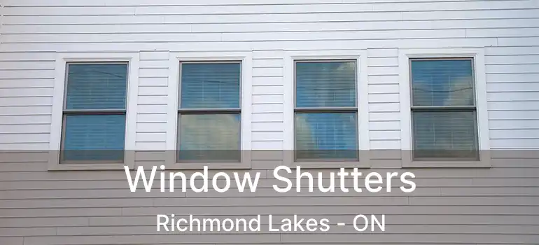  Window Shutters Richmond Lakes - ON