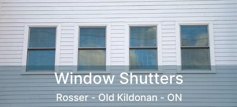  Window Shutters Rosser - Old Kildonan - ON