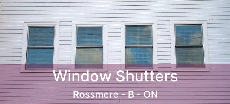  Window Shutters Rossmere - B - ON