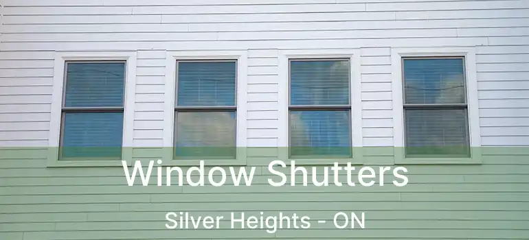  Window Shutters Silver Heights - ON