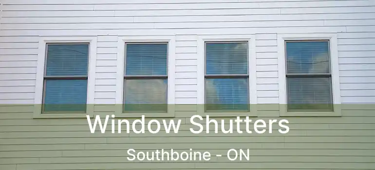  Window Shutters Southboine - ON