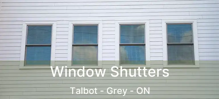  Window Shutters Talbot - Grey - ON