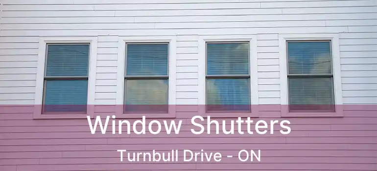  Window Shutters Turnbull Drive - ON