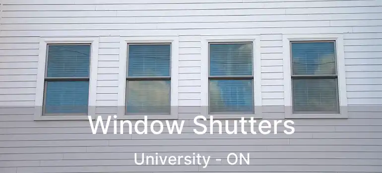  Window Shutters University - ON