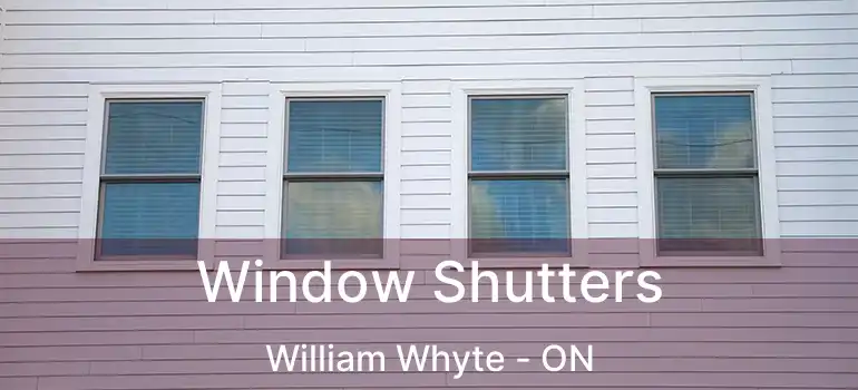  Window Shutters William Whyte - ON