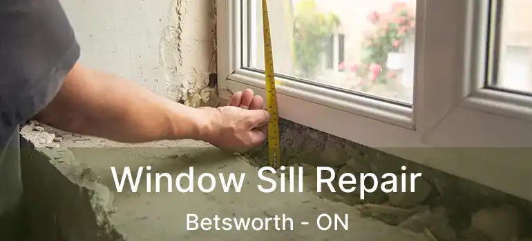  Window Sill Repair Betsworth - ON