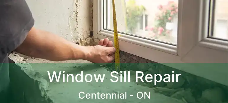  Window Sill Repair Centennial - ON