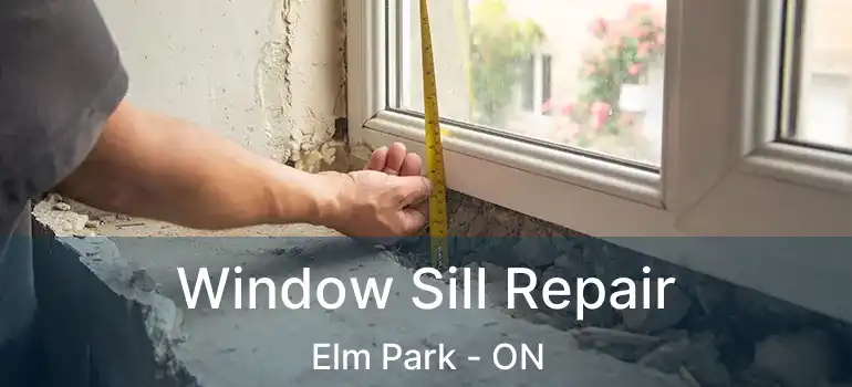  Window Sill Repair Elm Park - ON