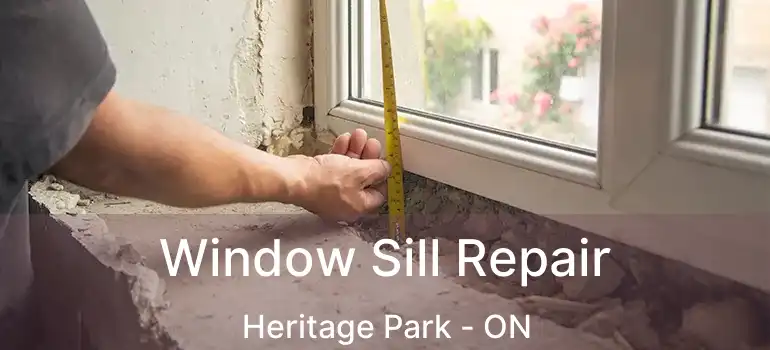  Window Sill Repair Heritage Park - ON