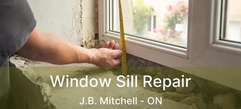  Window Sill Repair J.B. Mitchell - ON