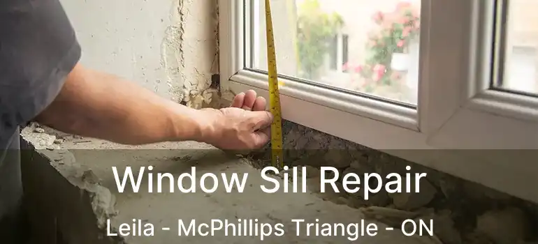  Window Sill Repair Leila - McPhillips Triangle - ON