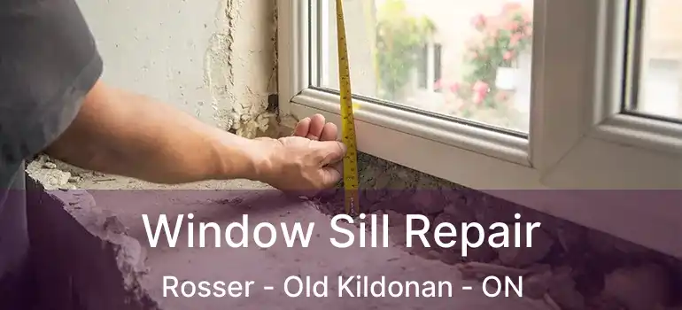  Window Sill Repair Rosser - Old Kildonan - ON
