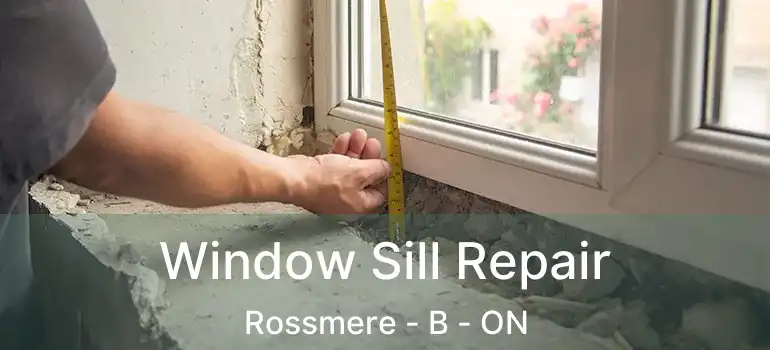  Window Sill Repair Rossmere - B - ON