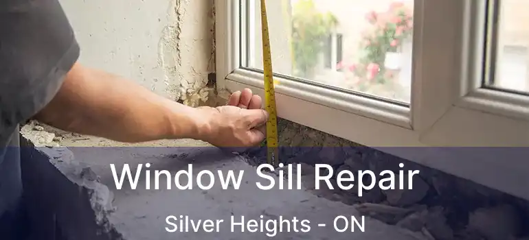  Window Sill Repair Silver Heights - ON