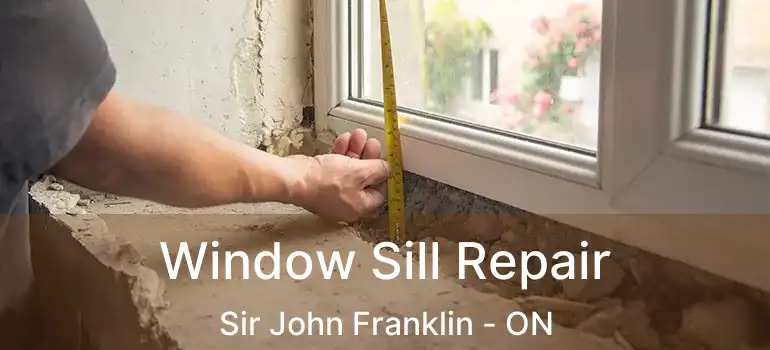  Window Sill Repair Sir John Franklin - ON