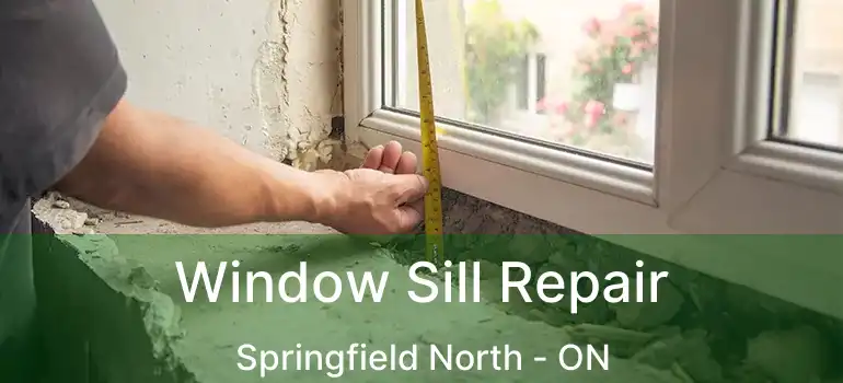  Window Sill Repair Springfield North - ON