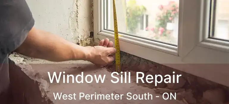  Window Sill Repair West Perimeter South - ON