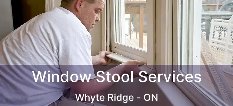  Window Stool Services Whyte Ridge - ON