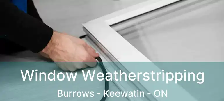  Window Weatherstripping Burrows - Keewatin - ON