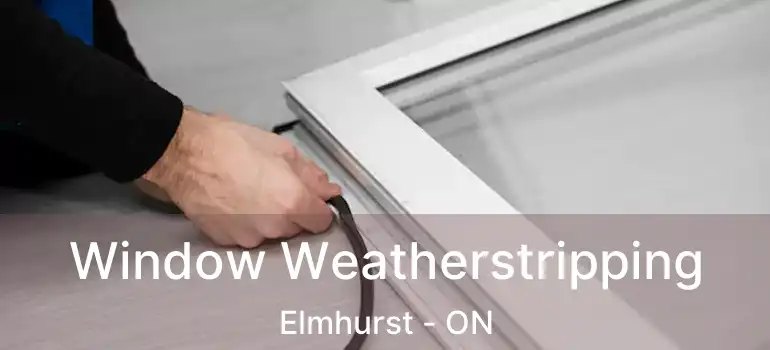  Window Weatherstripping Elmhurst - ON