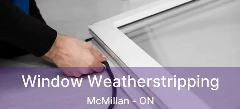  Window Weatherstripping McMillan - ON