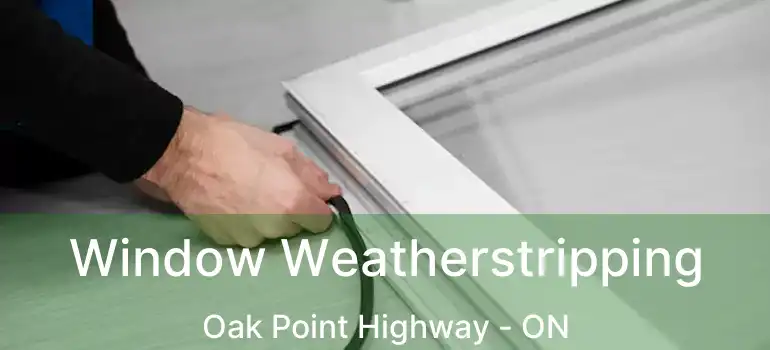  Window Weatherstripping Oak Point Highway - ON