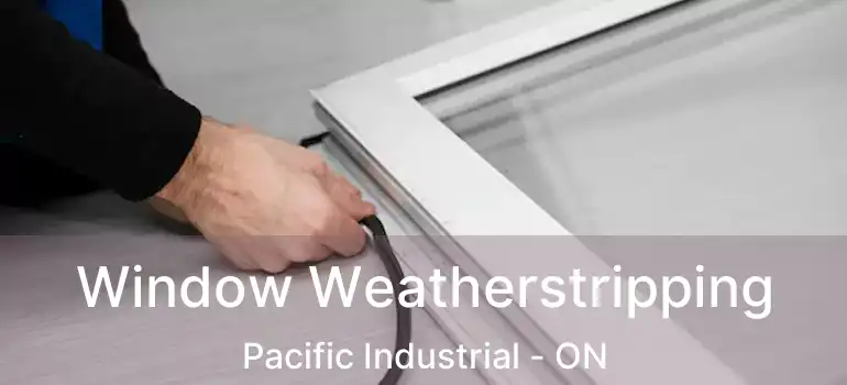  Window Weatherstripping Pacific Industrial - ON