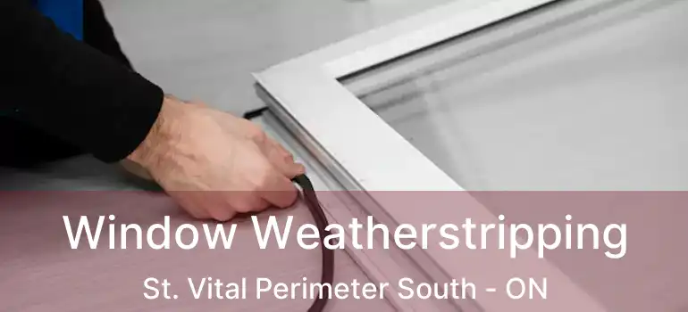  Window Weatherstripping St. Vital Perimeter South - ON