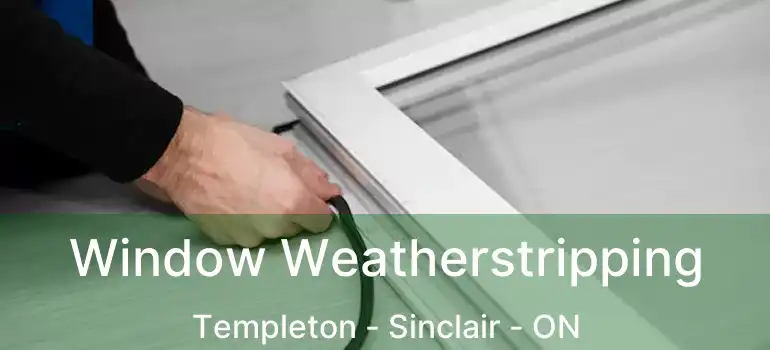  Window Weatherstripping Templeton - Sinclair - ON