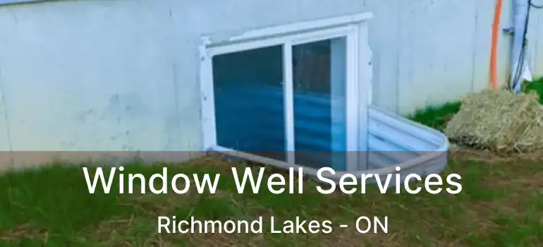  Window Well Services Richmond Lakes - ON