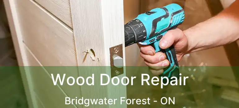  Wood Door Repair Bridgwater Forest - ON