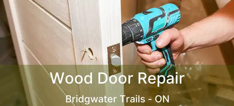  Wood Door Repair Bridgwater Trails - ON