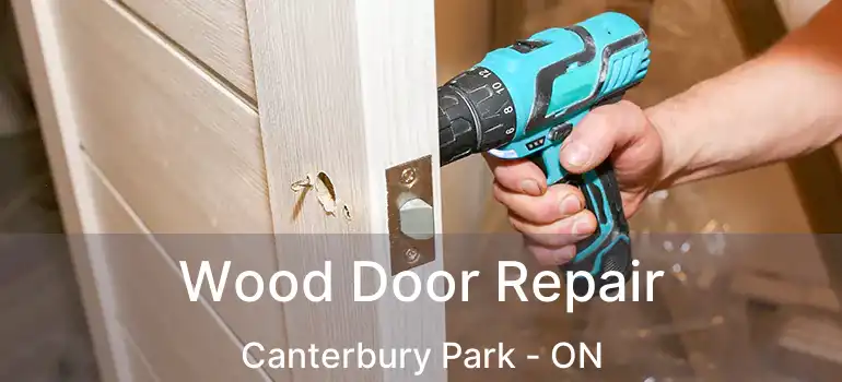  Wood Door Repair Canterbury Park - ON
