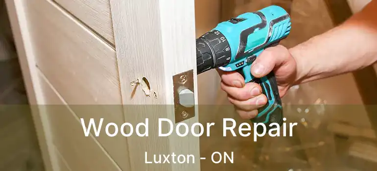 Wood Door Repair Luxton - ON