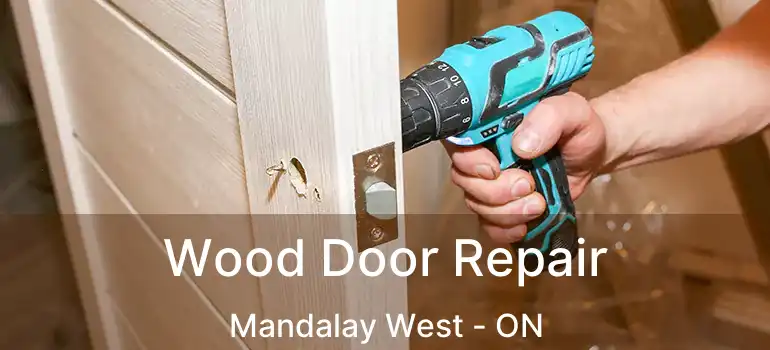  Wood Door Repair Mandalay West - ON