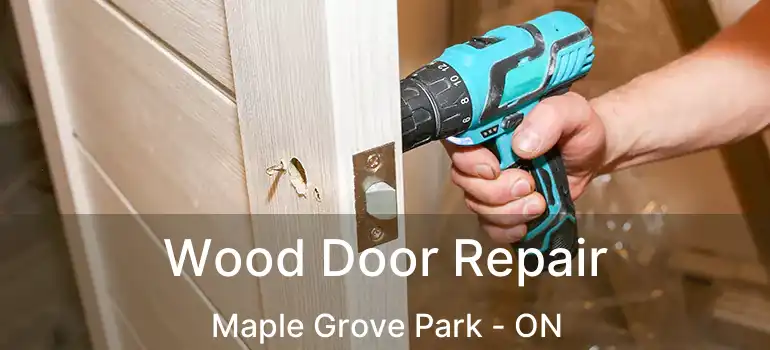  Wood Door Repair Maple Grove Park - ON