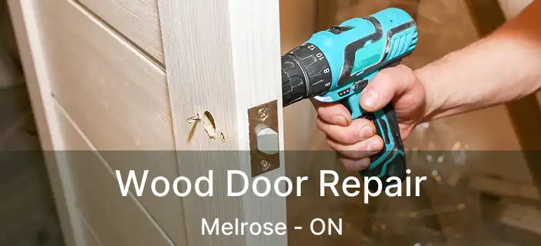  Wood Door Repair Melrose - ON