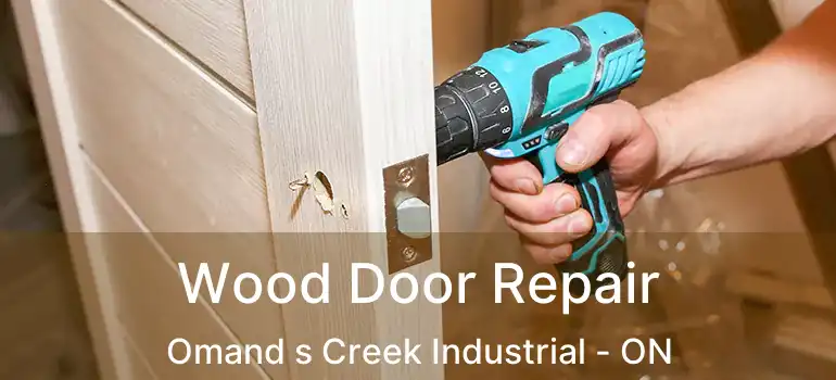  Wood Door Repair Omand s Creek Industrial - ON