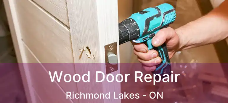  Wood Door Repair Richmond Lakes - ON