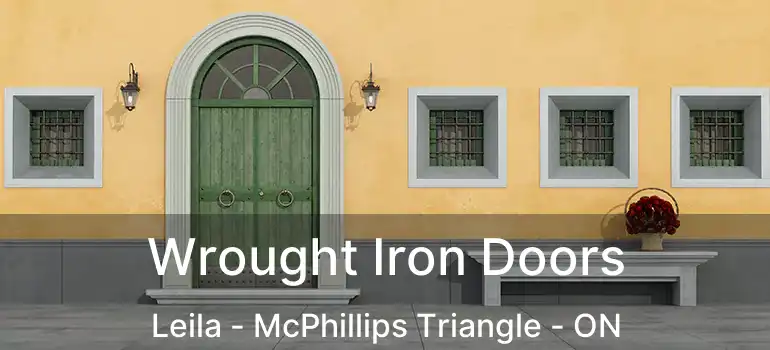  Wrought Iron Doors Leila - McPhillips Triangle - ON