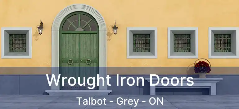  Wrought Iron Doors Talbot - Grey - ON